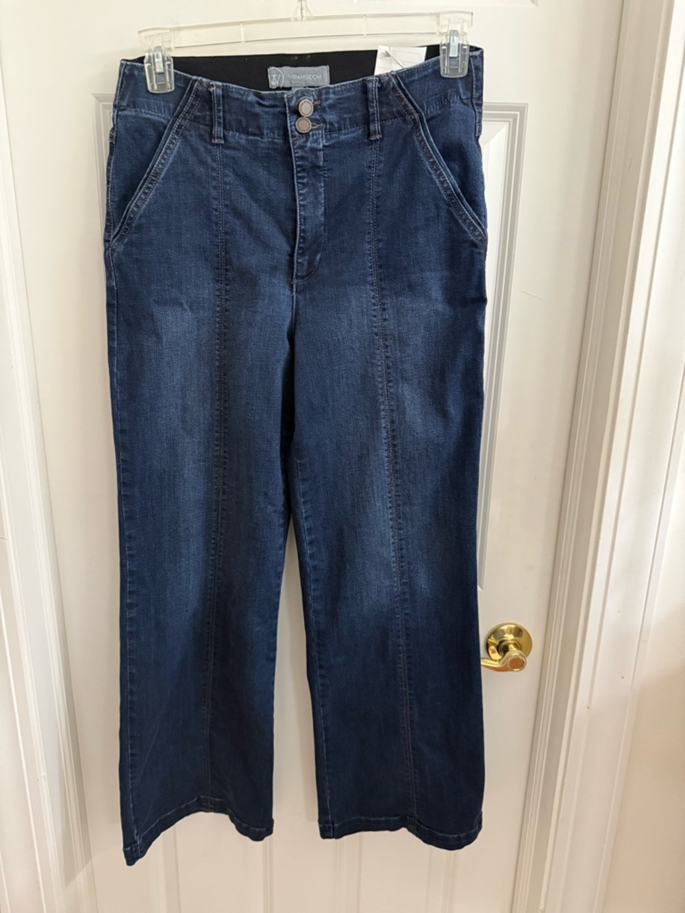 Wit & Wisdom Dark Blue Wide Leg Jeans